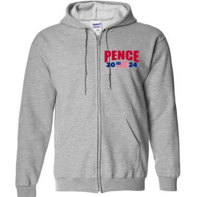 Mike Pence 2024 American Presidential Election 2024 USA Full Zip Hoodie