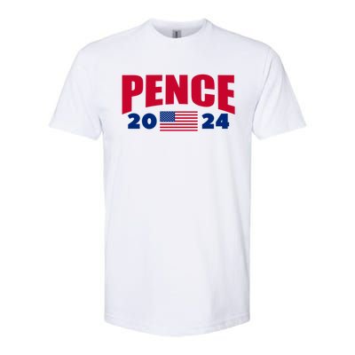 Mike Pence 2024 American Presidential Election 2024 USA Softstyle® CVC T-Shirt