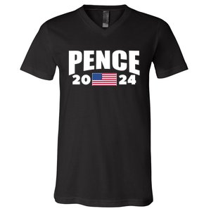 Mike Pence 2024 American Presidential Election 2024 USA V-Neck T-Shirt