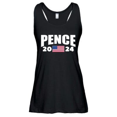 Mike Pence 2024 American Presidential Election 2024 USA Ladies Essential Flowy Tank