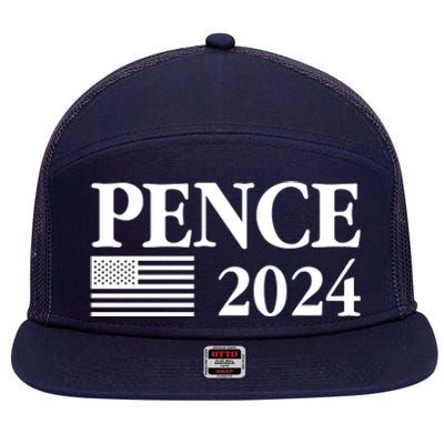 Mike Pence 2024 7 Panel Mesh Trucker Snapback Hat