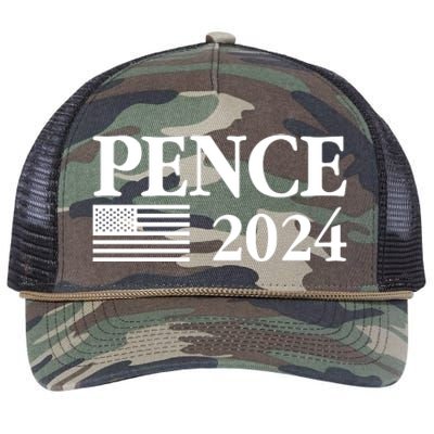 Mike Pence 2024 Retro Rope Trucker Hat Cap