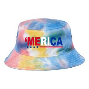 Merica Patriotic 4th Of July Tie Dye Newport Bucket Hat