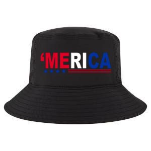 Merica Patriotic 4th Of July Cool Comfort Performance Bucket Hat