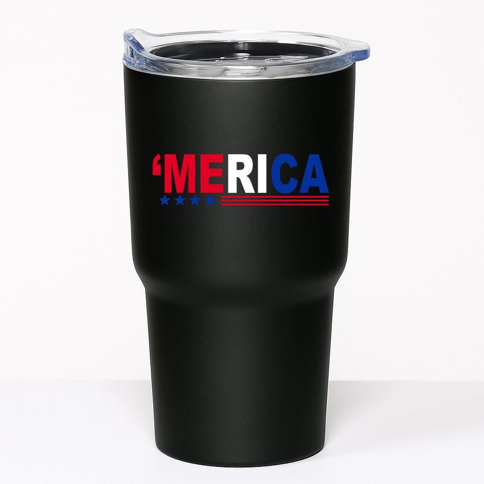 Merica Patriotic 4th Of July Tumbler