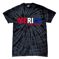 Merica Patriotic 4th Of July Tie-Dye T-Shirt