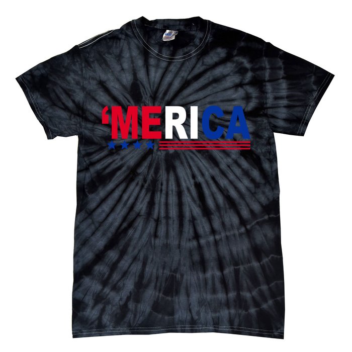 Merica Patriotic 4th Of July Tie-Dye T-Shirt