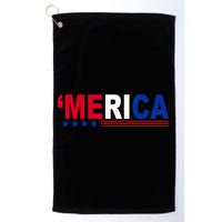 Merica Patriotic 4th Of July Golf Towel