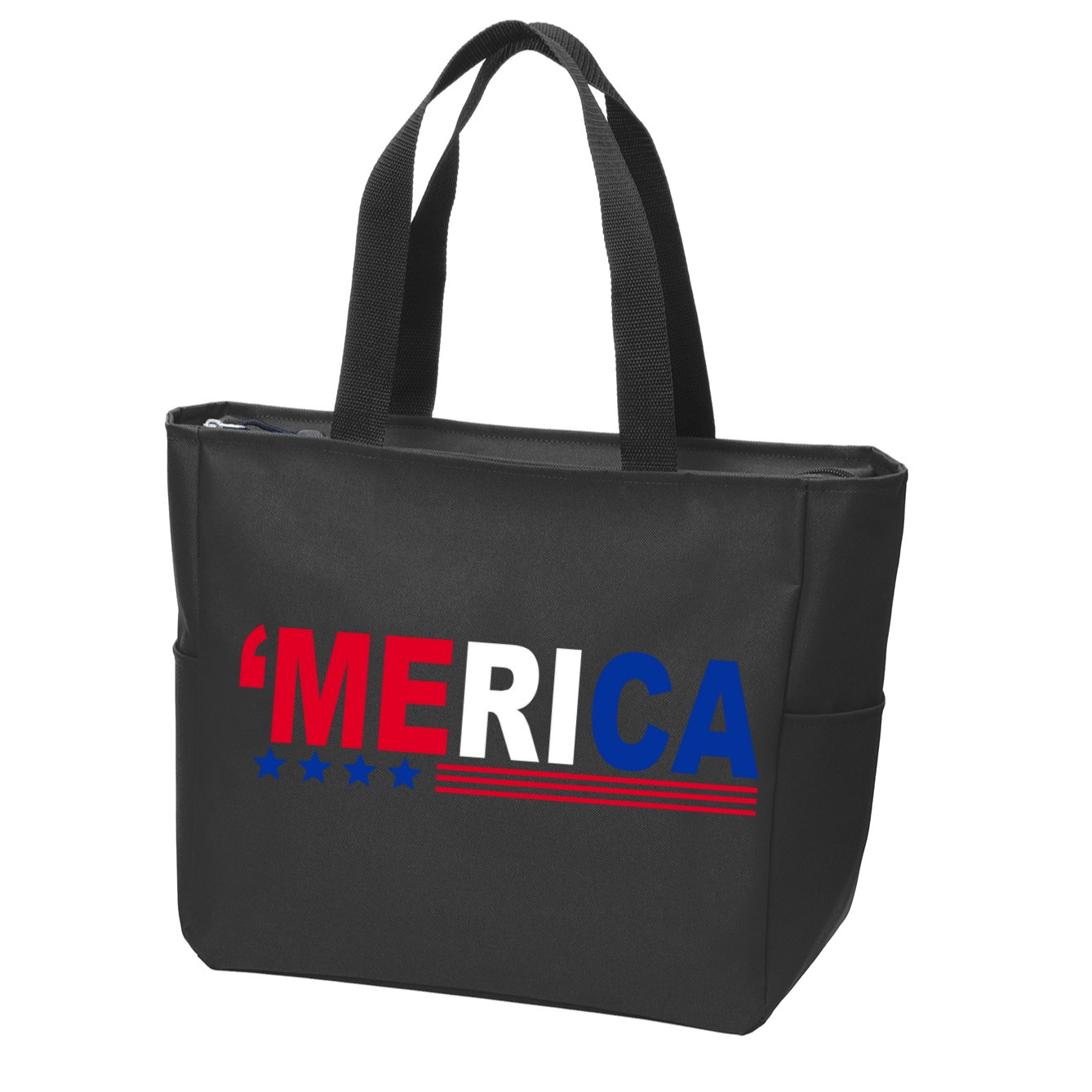 Merica Patriotic 4th Of July Zip Tote Bag