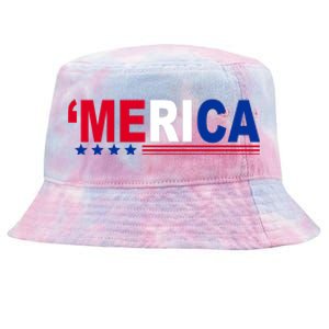 Merica Patriotic 4th Of July Tie-Dyed Bucket Hat