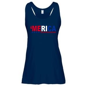 Merica Patriotic 4th Of July Ladies Essential Flowy Tank