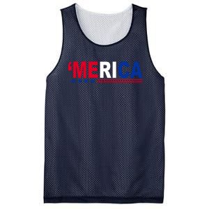 Merica Patriotic 4th Of July Mesh Reversible Basketball Jersey Tank