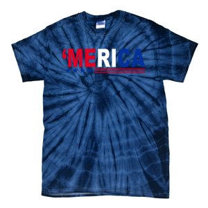 Merica Patriotic 4th Of July Tie-Dye T-Shirt