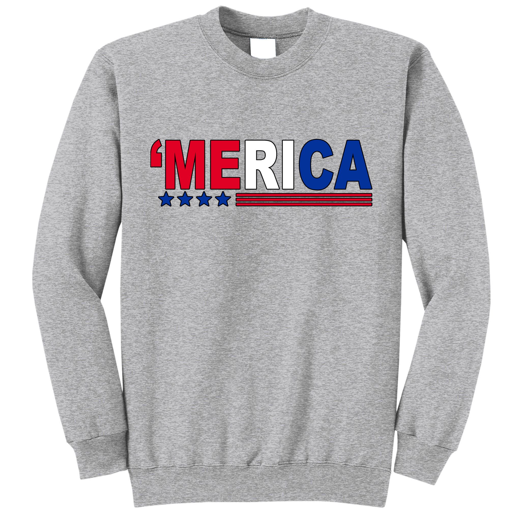 Merica Patriotic 4th Of July Tall Sweatshirt