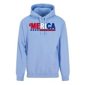 Merica Patriotic 4th Of July Unisex Surf Hoodie