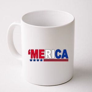 Merica Patriotic 4th Of July Coffee Mug