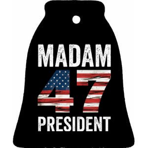 Madam President 47 Ceramic Bell Ornament