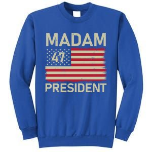 Madam President 47 Us Flag Kamala Harris 2024 Great Gift Sweatshirt