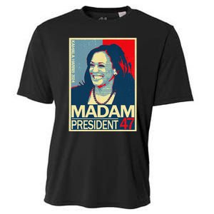 Madam President 47th President Vote Kamala Harris 2024 Cooling Performance Crew T-Shirt