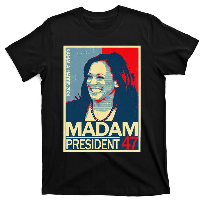 Madam President 47th President Vote Kamala Harris 2024 T-Shirt