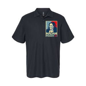 Madam President 47th President Vote Kamala Harris 2024 Softstyle Adult Sport Polo