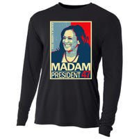 Madam President 47th President Vote Kamala Harris 2024 Cooling Performance Long Sleeve Crew