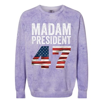 Madam President 47 Colorblast Crewneck Sweatshirt