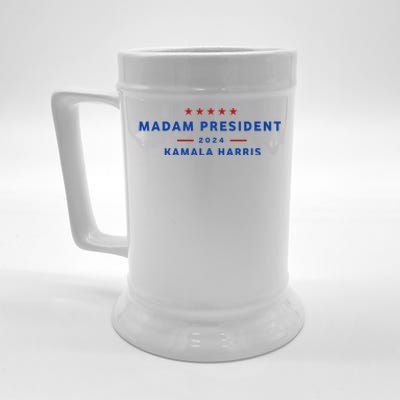 Madam President 47th President Vote Kamala Harris 2024 Beer Stein