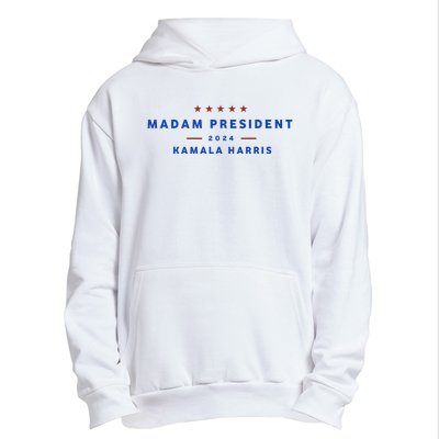 Madam President 47th President Vote Kamala Harris 2024 Urban Pullover Hoodie