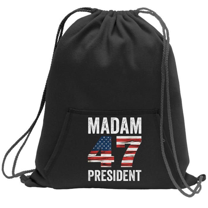 Madam President 47 Women Sweatshirt Cinch Pack Bag