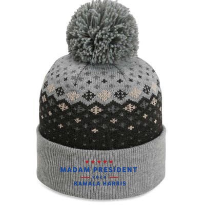 Madam President 47th President Vote Kamala Harris 2024 The Baniff Cuffed Pom Beanie