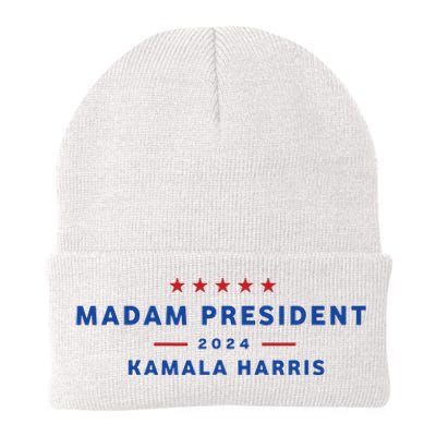 Madam President 47th President Vote Kamala Harris 2024 Knit Cap Winter Beanie