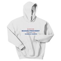 Madam President 47th President Vote Kamala Harris 2024 Kids Hoodie