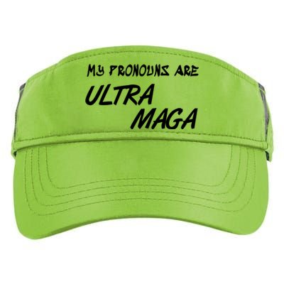 My Pronouns Are Ultra Maga Adult Drive Performance Visor