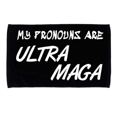 My Pronouns Are Ultra Maga Microfiber Hand Towel