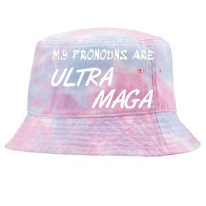 My Pronouns Are Ultra Maga Tie-Dyed Bucket Hat