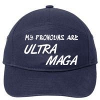 My Pronouns Are Ultra Maga 7-Panel Snapback Hat