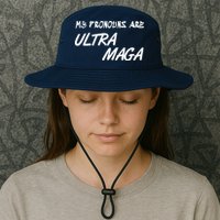 My Pronouns Are Ultra Maga Bucket Hat