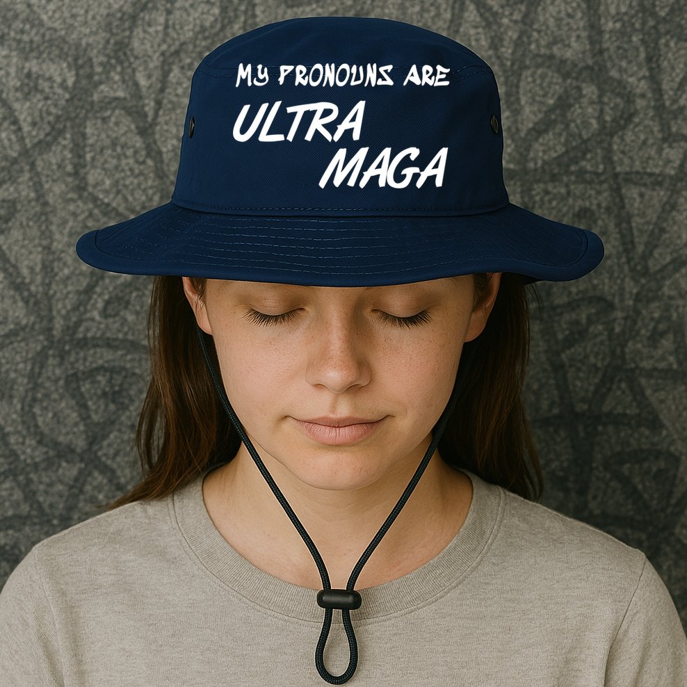 My Pronouns Are Ultra Maga Bucket Hat
