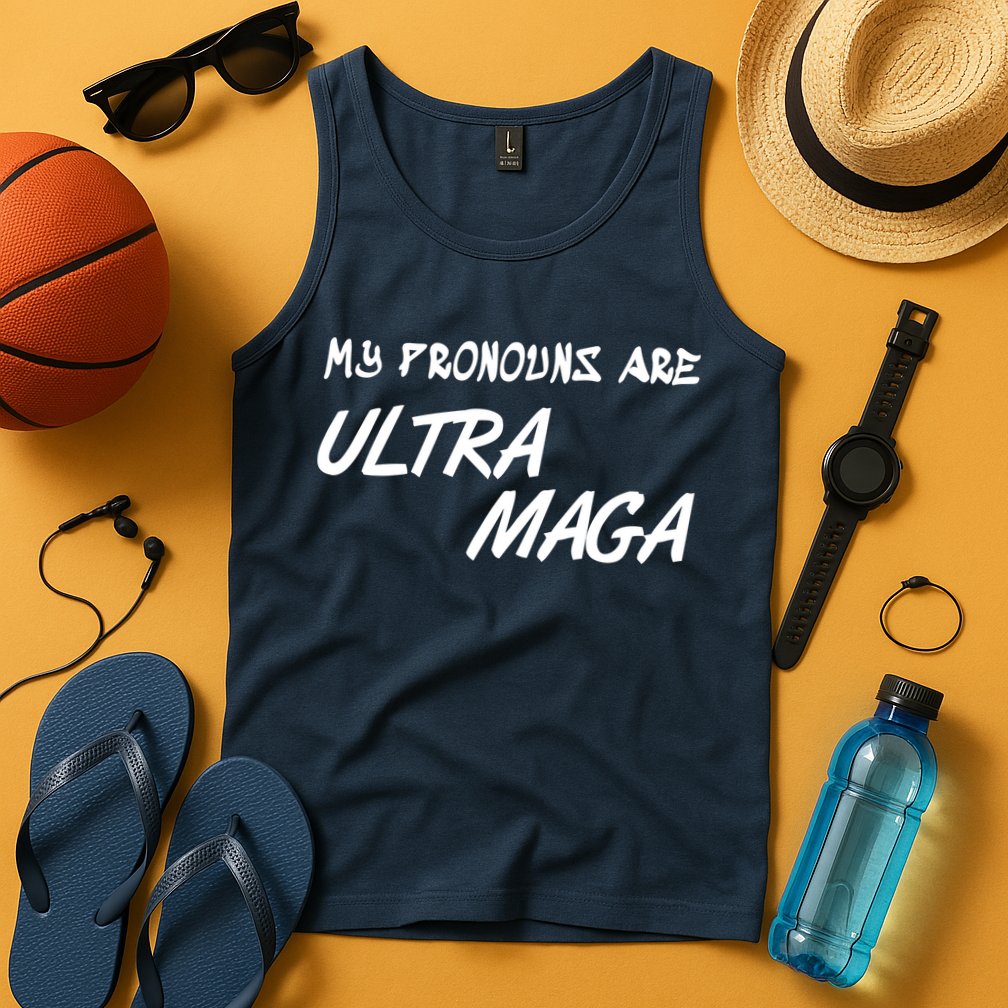 My Pronouns Are Ultra Maga Tank Top