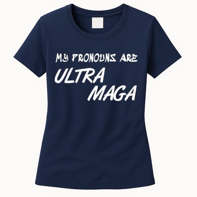 My Pronouns Are Ultra Maga Womens T-Shirt