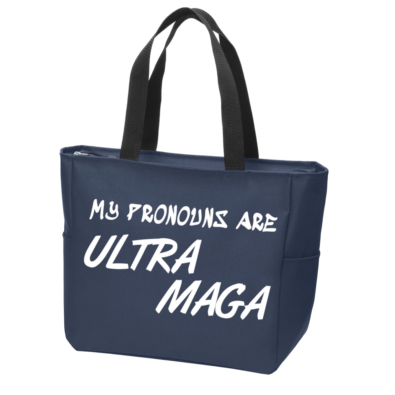 My Pronouns Are Ultra Maga Zip Tote Bag
