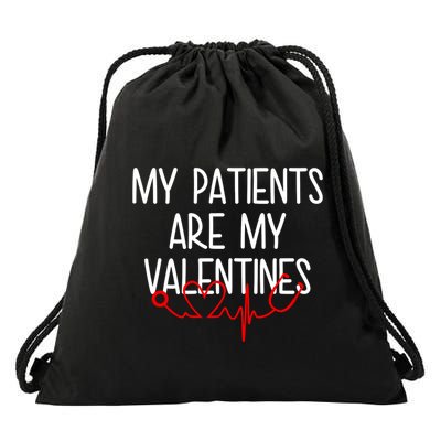 My Parents Are My Valentines Drawstring Bag
