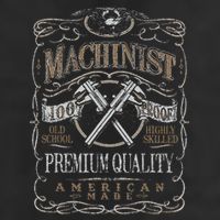 Machinist Patriotic American 100 Proof Gift Adult Drive Performance Visor