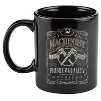 Machinist Patriotic American 100 Proof Gift 11oz C Handle Ceramic Mug