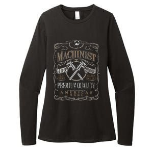 Machinist Patriotic American 100 Proof Gift Womens CVC Long Sleeve Shirt