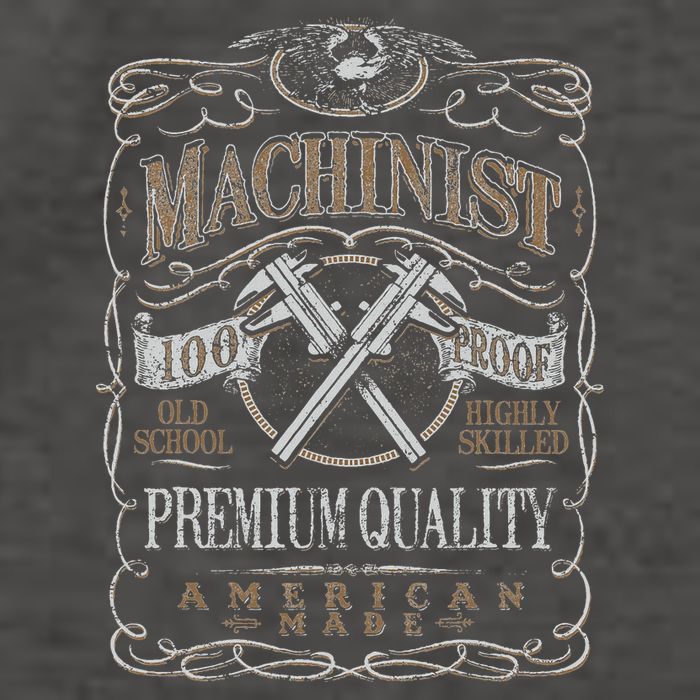 Machinist Patriotic American 100 Proof Gift Vector Backpack