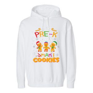 My Prek Are Smart Cookies Christmas Teacher Gift Garment-Dyed Fleece Hoodie