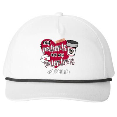 My Patients Are My Valentines Lpn Life Nurse Love Cute Gift Snapback Five-Panel Rope Hat