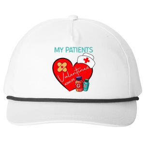 My Patients Are My Valentines #Cnalife Nurse Love Gift Snapback Five-Panel Rope Hat